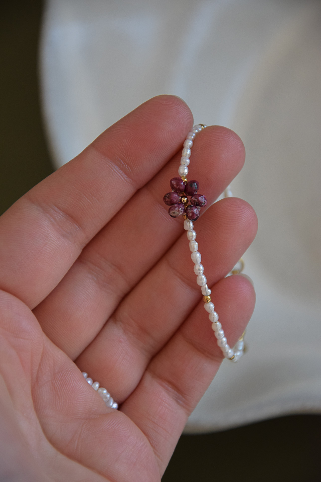 Bransoletka Perły na łące